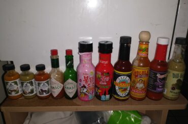 My collection of hot sauces as of today!