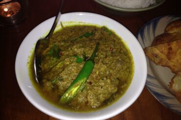 Thai Green Curry - some serious use of green chillies here