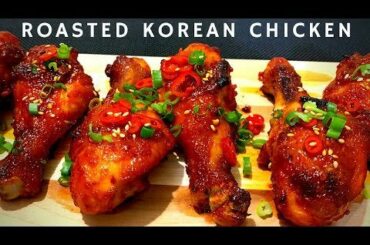 Oven roasted Korean spicy chicken
