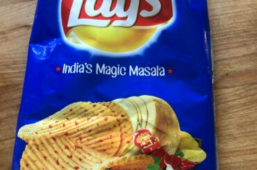 Was feeling nostalgic for India, and found these in a local Indian grocery store. These are potato chips “localized” for India, meaning they’re not white person spicy but Indian school kid spicy....yum.