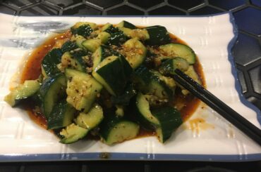 In Szechuan cuisine even the damn cucumbers are spicy
