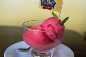 The Colonial Sili Chili Ice Cream Challenge in Philippines. The fact that it was cold made the actual spice from the chili hard to ignore but still good!