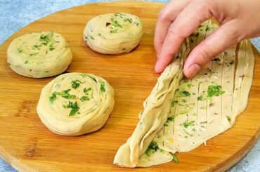 New Breakfast Recipe | Wheat flour Breakfast |  Multilayered Chili Garlic Paratha | Garlic Bread |