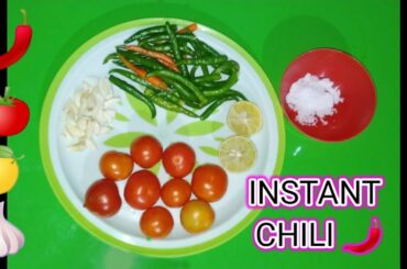Green Chili recipe | Chili | instant & tasty with any snacks | Food talk Odisha |