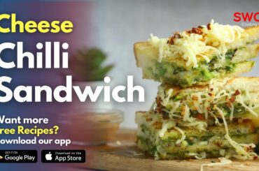 Chilli Cheese Sandwich on Tawa | Chili cheese toast | Street style