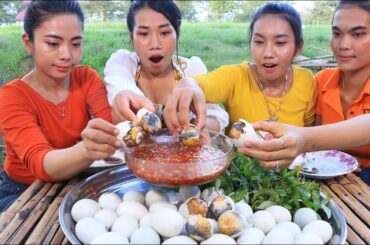 Egg duck with chili sauce recipe - Cooking and eating