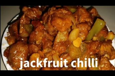 jackfruit chilli recipe // Simple and easy jackfruit chilli recipe // odiani channel