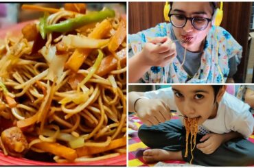 #VLOG // CRISPY CHILLI PANEER NOODLES || kesi laggi new recipe ?
