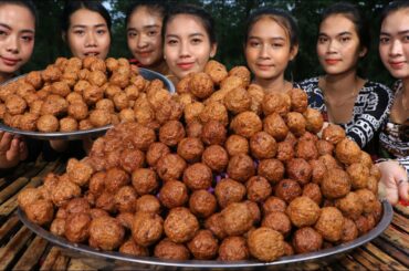 Wow cooking meatball crispy with chili sauce recipe - Amazing cooking