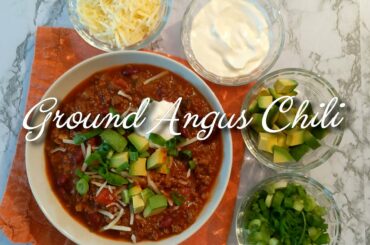 Ground Beef Chili Recipe Video