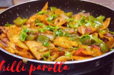 Chilli Parotta | Restaurant Style quick and easy Chilli Parotta recipe | Parotta Recipes