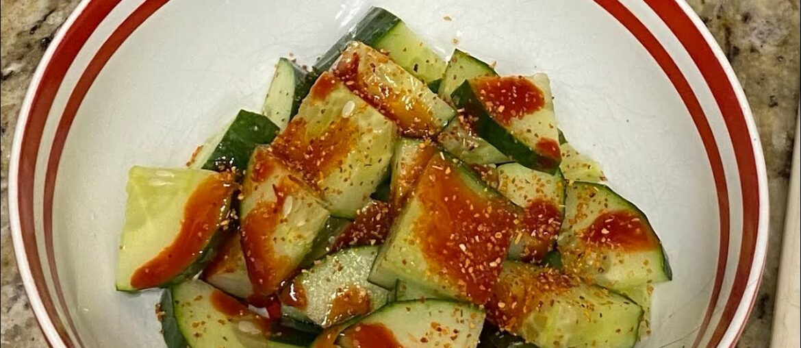 How to Make a Cucumber Bowl with Lime, Chamoy and Chili and Lime Powder