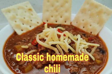 Home made chili recipe