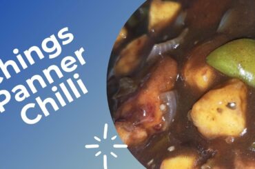 Panner Chilli |Chings Panner Chilli |3 Minutes Recipe | #easychessyidea |#Chings