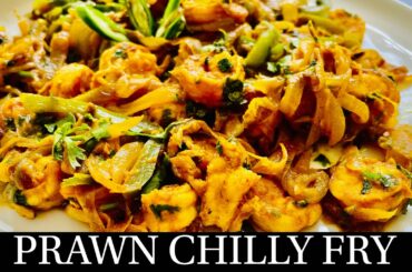 Goan Prawn Chilly Recipe | Prawn Chili Fry Recipe | Goan Seafood Recipe | Goan Recipes - By Natasha