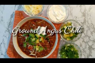 Ground Beef Chili Recipe Video