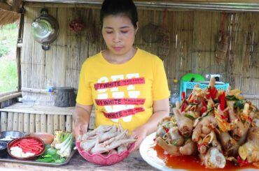 How cooking chicken legs with Chili Recipe - Food in my village - Recipe cook food delicious Ep 57