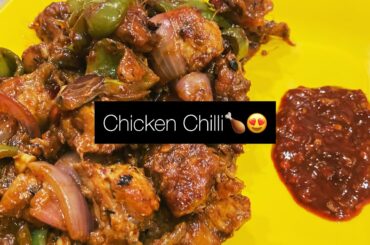 Restaurant Style Chicken Chilli | Chinese Platter | Chicken Chilli Recipe