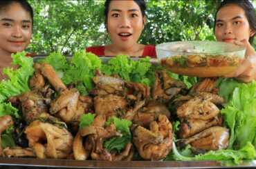 Chicken boiled with chili sauce and vegetable recipe - Amazing cooking