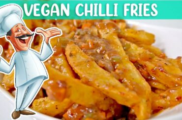 Vegan Chilli Fries Recipe | Vegan Chilli Loaded Fries Recipe by Food In