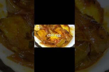 Egg chili recipe. Restaurant style egg chili. Anda chili recipe