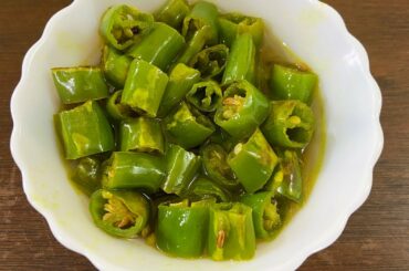 Quick Chilli Pickle | Instant Green Chilli Pickle Recipe | Achar Recipe | Side Dish for Curd Rice