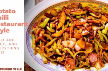 How to make potato chilli | quick recipe | better then restaurant | Street food