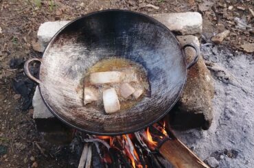 Stir Fry Stingray with Green Chili - Cooking Traditional Recipe