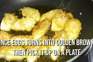 Resturant style Egg chilli recipe|egg recipe|spicy egg manchurian|#eggchilli|#goldbeau|spicyegg