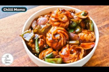 Chilli Momo Recipe | Indo-Chinese Starter Recipe | Veg Chilli Momo ~ The Terrace Kitchen