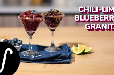 4th of July Summer Recipe: Chili-Lime Blueberry Granita