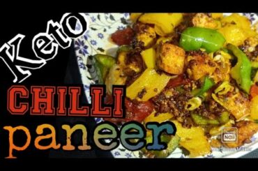 #keto#paleo#lchf#weightloss recipe how to prepare keto chilli paneer|keto paneer|paneer easy dish