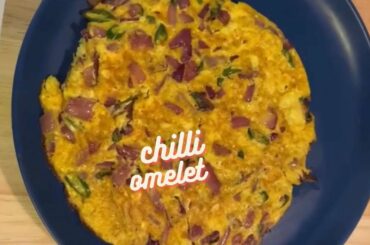 Chilli Omelette by gannu something special /omelet recipe