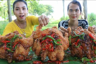 Cooking chicken crispy with sweet chili sauce recipe - Cooking skill