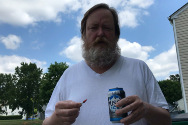 Fire and Ice! Trying my first Thai pepper from our garden this season!