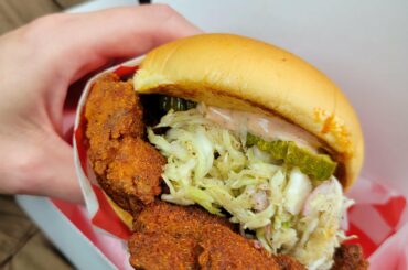 Spicy Chicken Sammich - I walk here all the time!