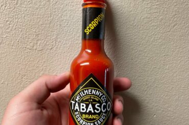 I don’t know how you guys feel about this one, but it’s my new favorite sauce. Some people say they don’t like Tobasco’s vinegar taste, but I enjoy vinegar, so this sauce was perfect. It’s kinda neutral, so it goes well with lots of foods.