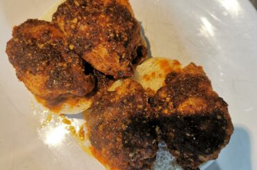 Hot chicken, homemade, as a Brit, I'm sad we can't get this here.