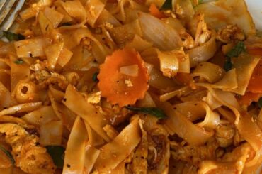 Andaman Thai, Starkville MS - 10x Thai Hot Drunken Noodles. Chef said he made it hotter than even he likes it. Could barely finish.