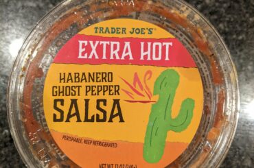 This salsa from TJ's is both truly spicy (though not insanely) and delicious