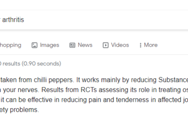 TIL capsaicin is used to treat chronic pain