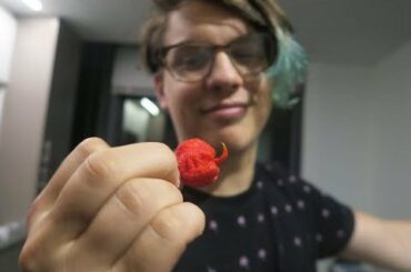 I ate a whole Carolina Reaper Pepper