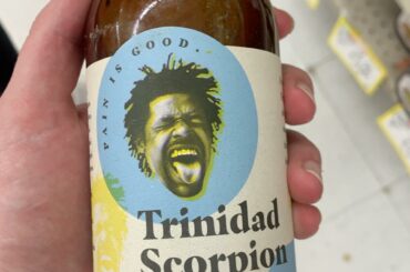 Not as good as the ghost pepper one but it has some decent heat to it.