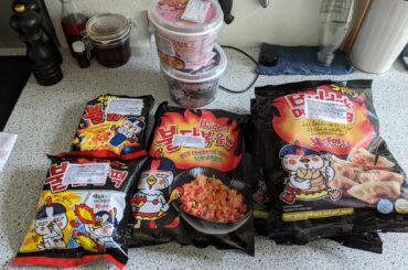 New inventory at my local korean market. Never thought I would come across the gyozas - so excited!