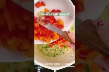 Healthy Chicken Chilli Recipe #shorts