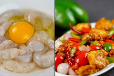 CHILLI PRAWN RECIPE RESTAURANT STYLE | CHILLI GARLIC PRAWN | CHILLI SHRIMP | N'Oven Foods