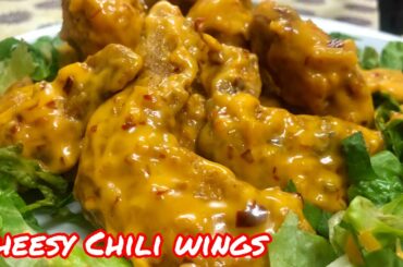 Chicken Wings / Cheesy Chili  Chicken Wings / Chili wings / Chicken Recipe /Cheesy Recipe /41st Vlog