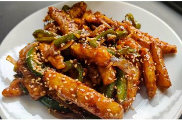 Honey Chilli Potato | Sweet Chilli Potato | Potato Snacks Recipe