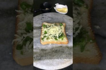 Crunchy Chilli Cheese Toast /Lockdown snack /Chilli cheese Toast recipe in Tamil #Shorts