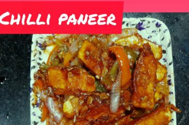 chilli paneer - How to make chilli paneer||Easy chilli paneer recipe in bengali..